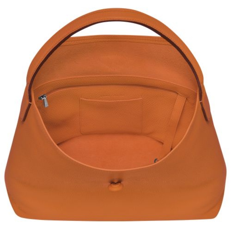 Longchamp Roseau Essential Hobo bag Saffron | VQGFRSW-61