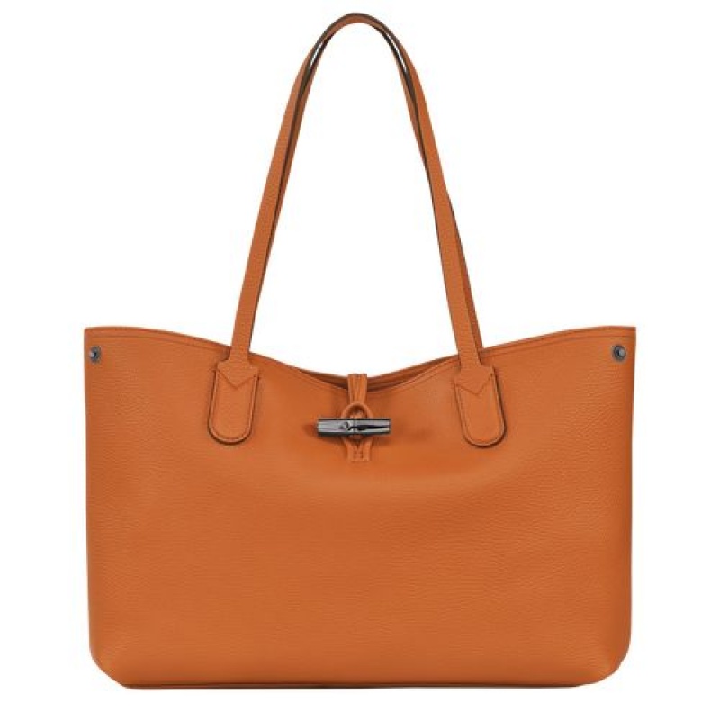 Longchamp Roseau Essential Shoulder bag Saffron | IFPXDSY-82