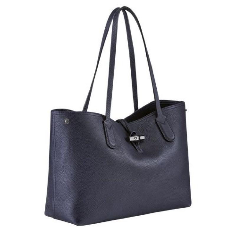 Longchamp Roseau Essential Shoulder bag Navy | MGZVOPB-49