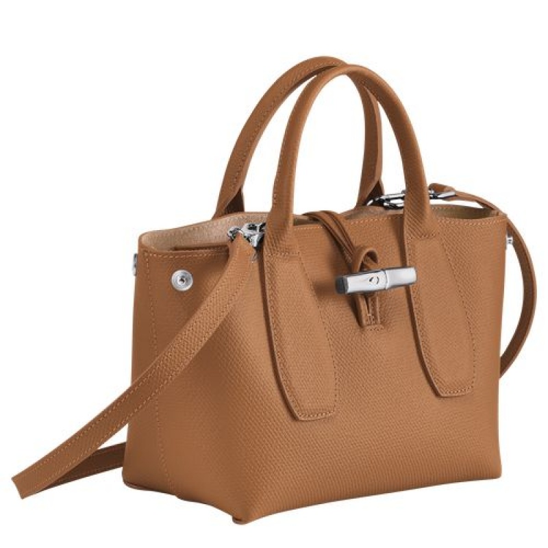 Longchamp Roseau Top handle bag S Natural | NGOMYRJ-86