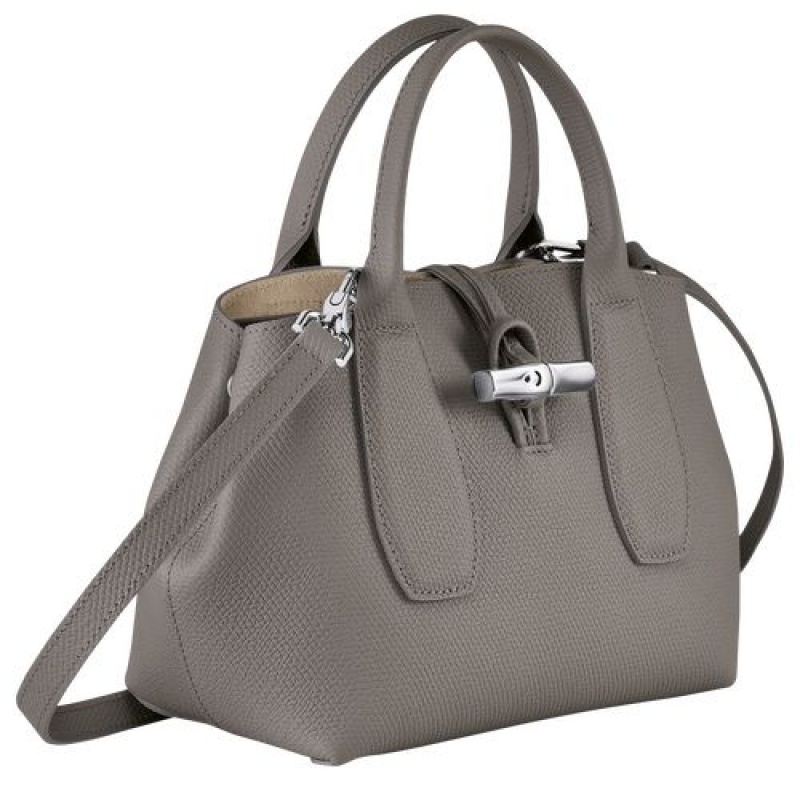 Longchamp Roseau Top handle bag S Turtledove | SNIUTBQ-76