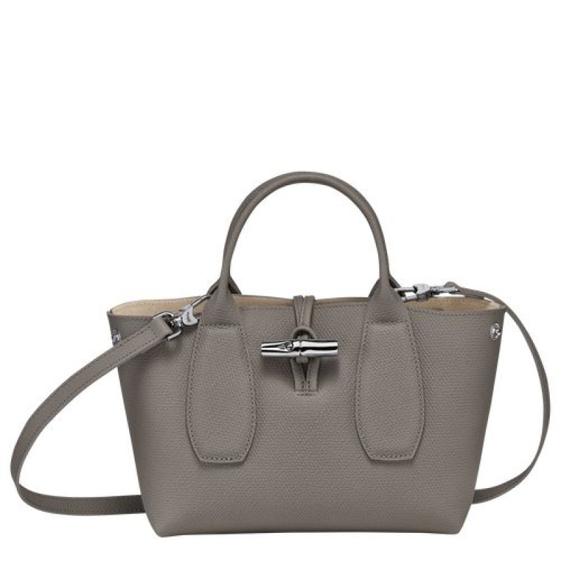 Longchamp Roseau Top handle bag S Turtledove | SNIUTBQ-76