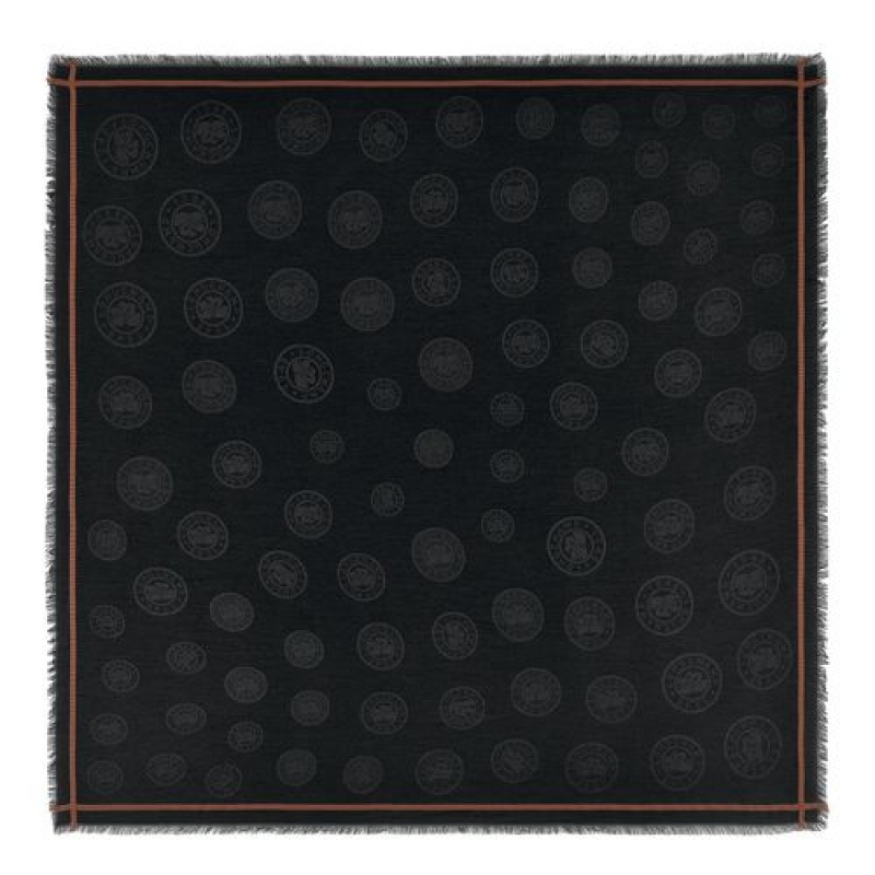 Longchamp Shawl Black | GNMAHBJ-75