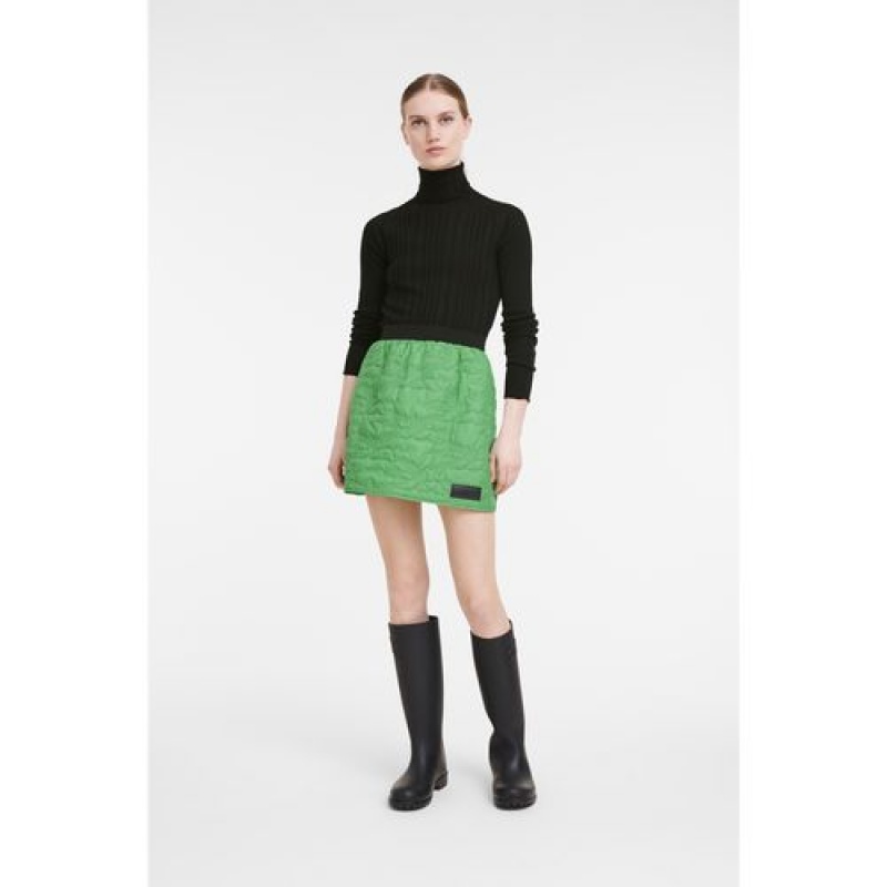 Longchamp Skirt Green | TXLWKIV-64