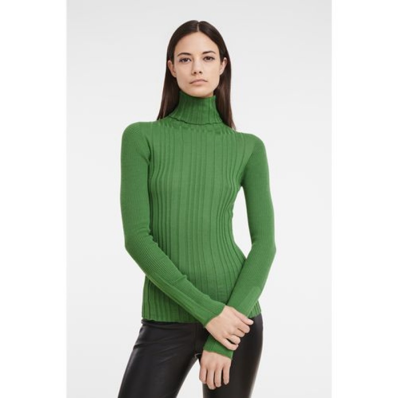 Longchamp Sweater Green | FIPWAMU-32