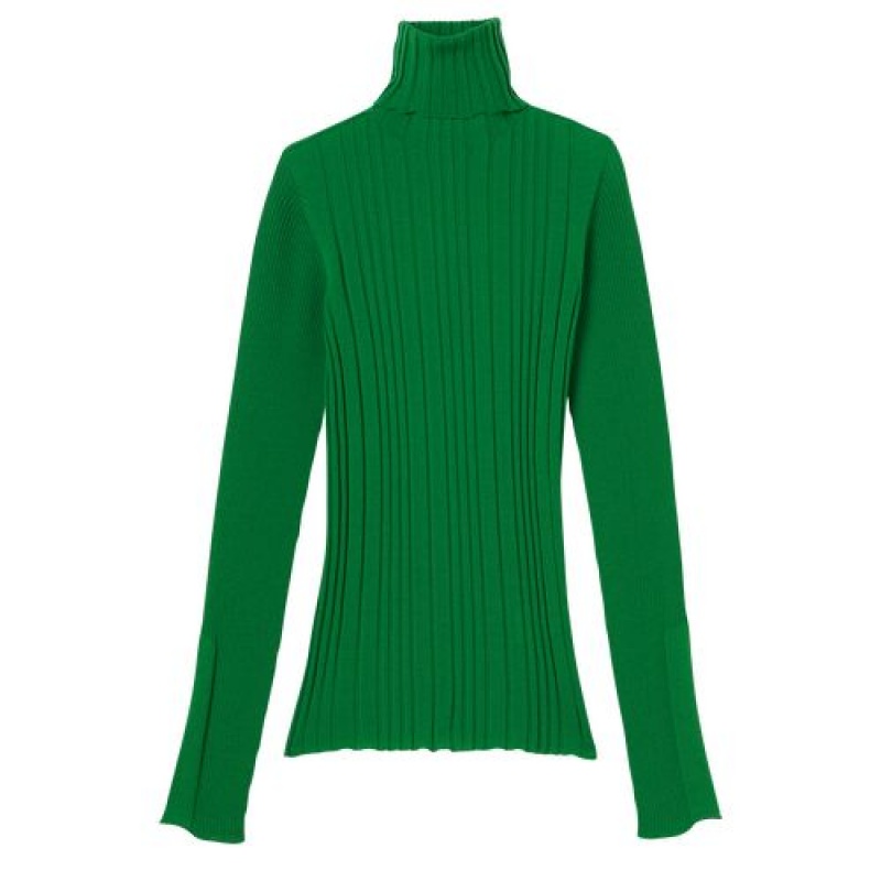 Longchamp Sweater Green | FIPWAMU-32