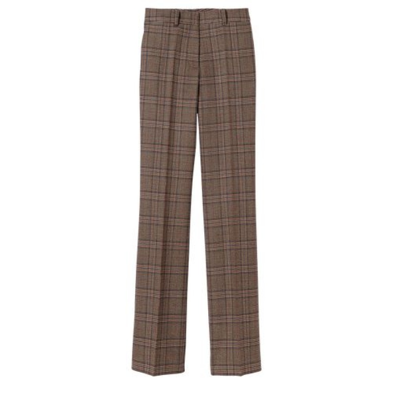 Longchamp Trousers Cognac | CNOVDYF-93